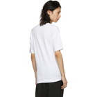 Kozaburo White Assa Lace-Up T-Shirt