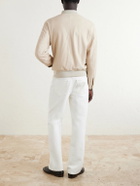 Slowear - Suede Bomber Jacket - Neutrals