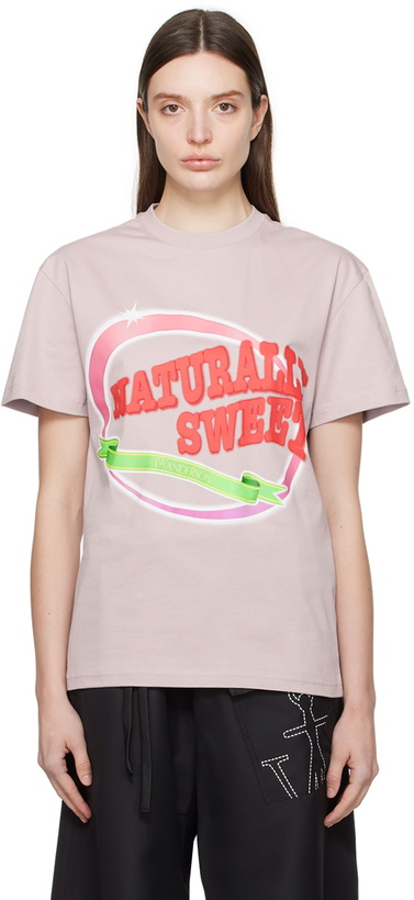 Photo: JW Anderson Purple 'Naturally Sweet' T-Shirt