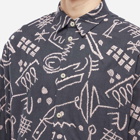 A Kind of Guise Men's Derbin Shirt in Notepad Embroidery