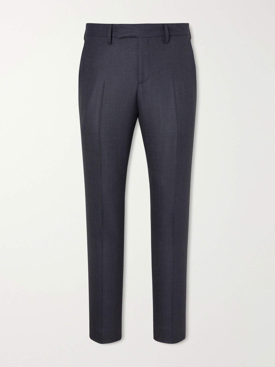 Lardini - Straight-Leg Wool Suit Trousers - Blue