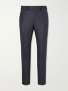 Lardini - Straight-Leg Wool Suit Trousers - Blue