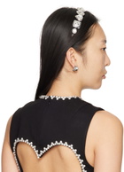 AREA Silver Crystal Stud Headband