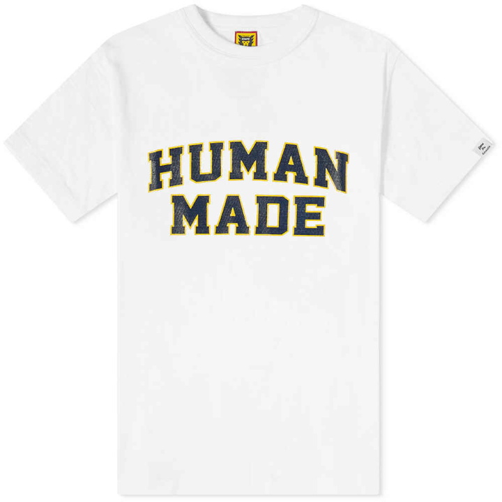 Photo: Human Made College T-Shirt in White
