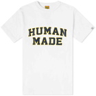 Human Made College T-Shirt in White