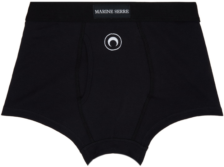 Photo: Marine Serre Black Embroidered Briefs