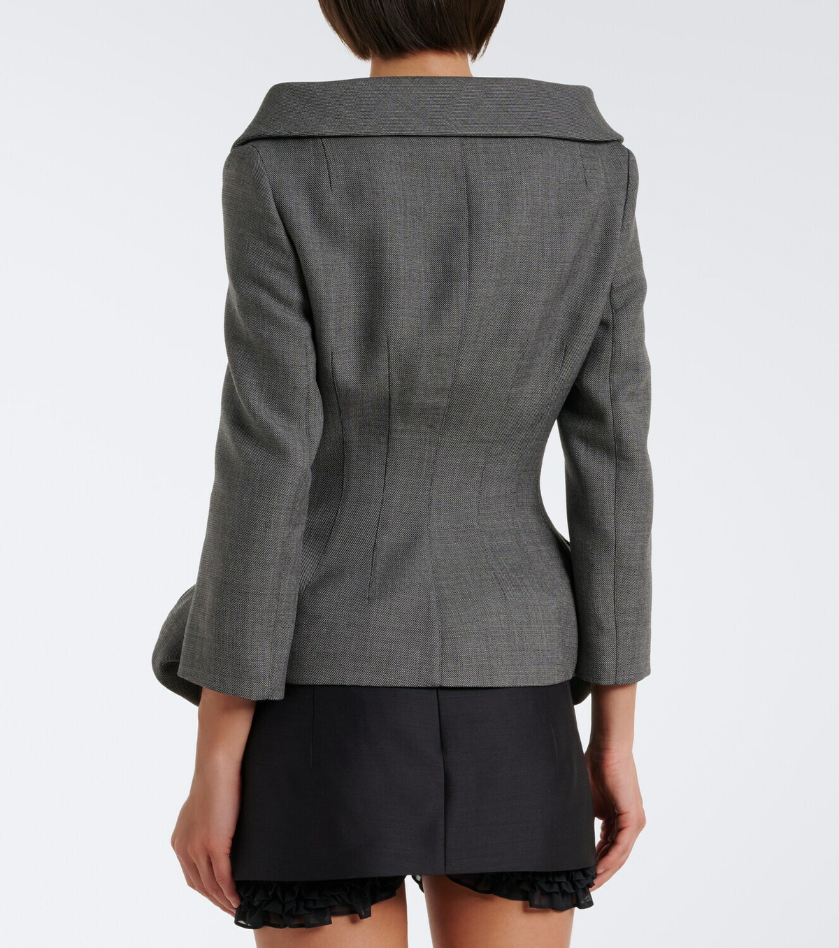 Magda Butrym Peplum virgin wool blazer