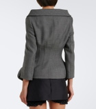 Magda Butrym Peplum virgin wool blazer