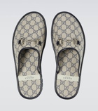 Gucci - GG canvas slippers