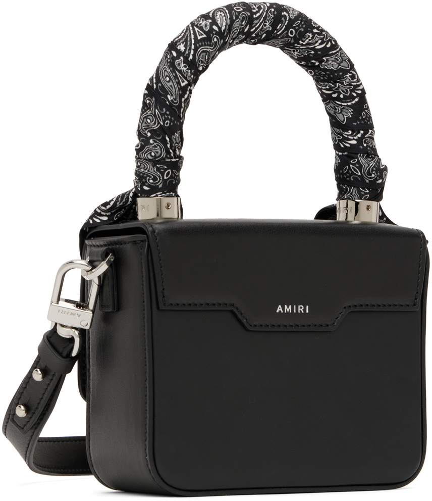 AMIRI Black Micro M.A. Bag
