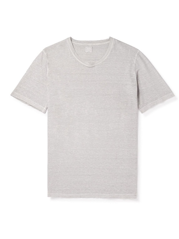 Photo: 120% - Linen-Jersey T-Shirt - Gray