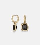 David Yurman Marbella 18kt gold drop earrings with onyx