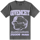 Givenchy Men's Ring Graphic Logo T-Shirt in Greyish Green