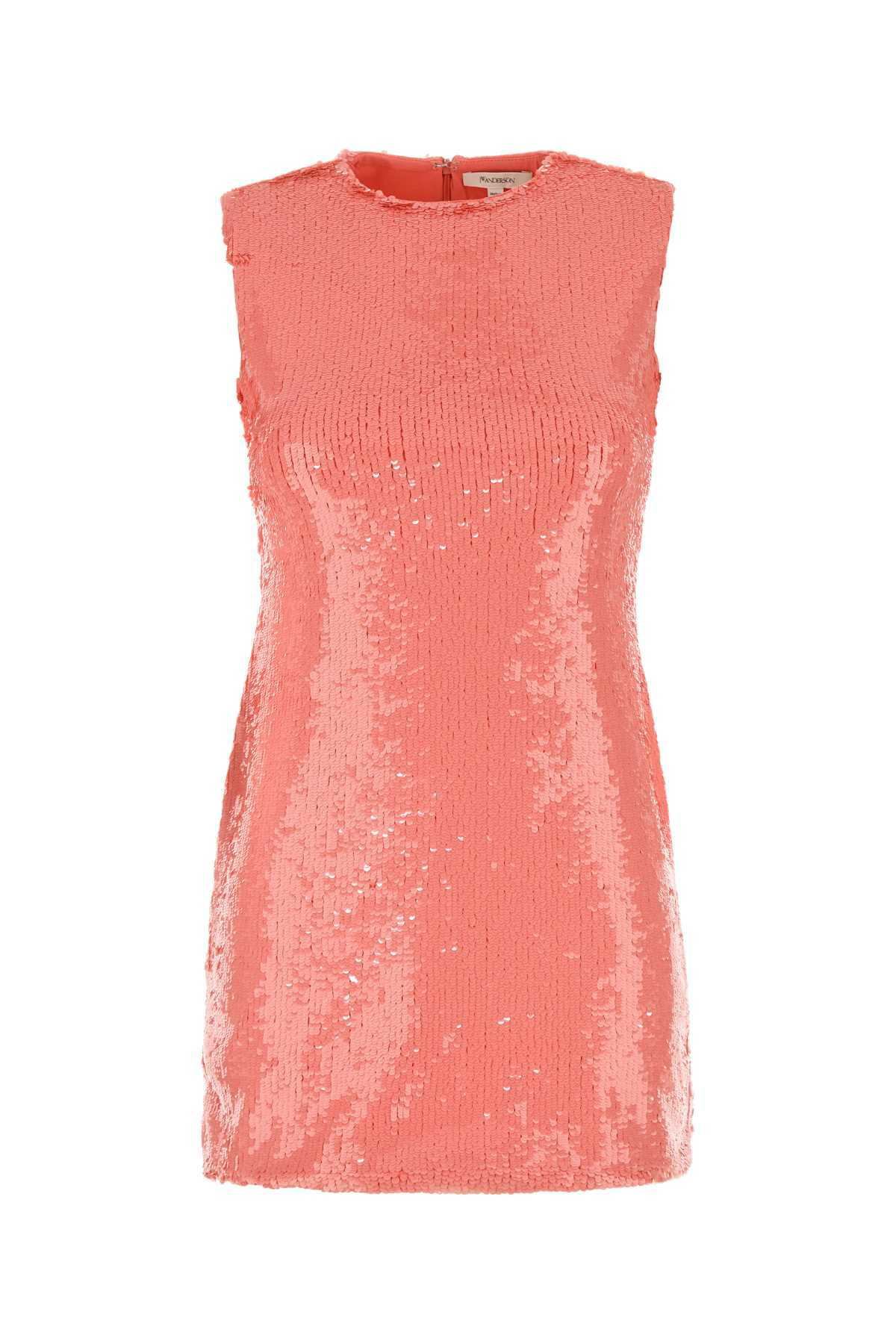 ワンピース J W ANDERSON LIGHT PINK SATIN DRESS Kate Mara's pink satin dress from the JW Anderson fashion show