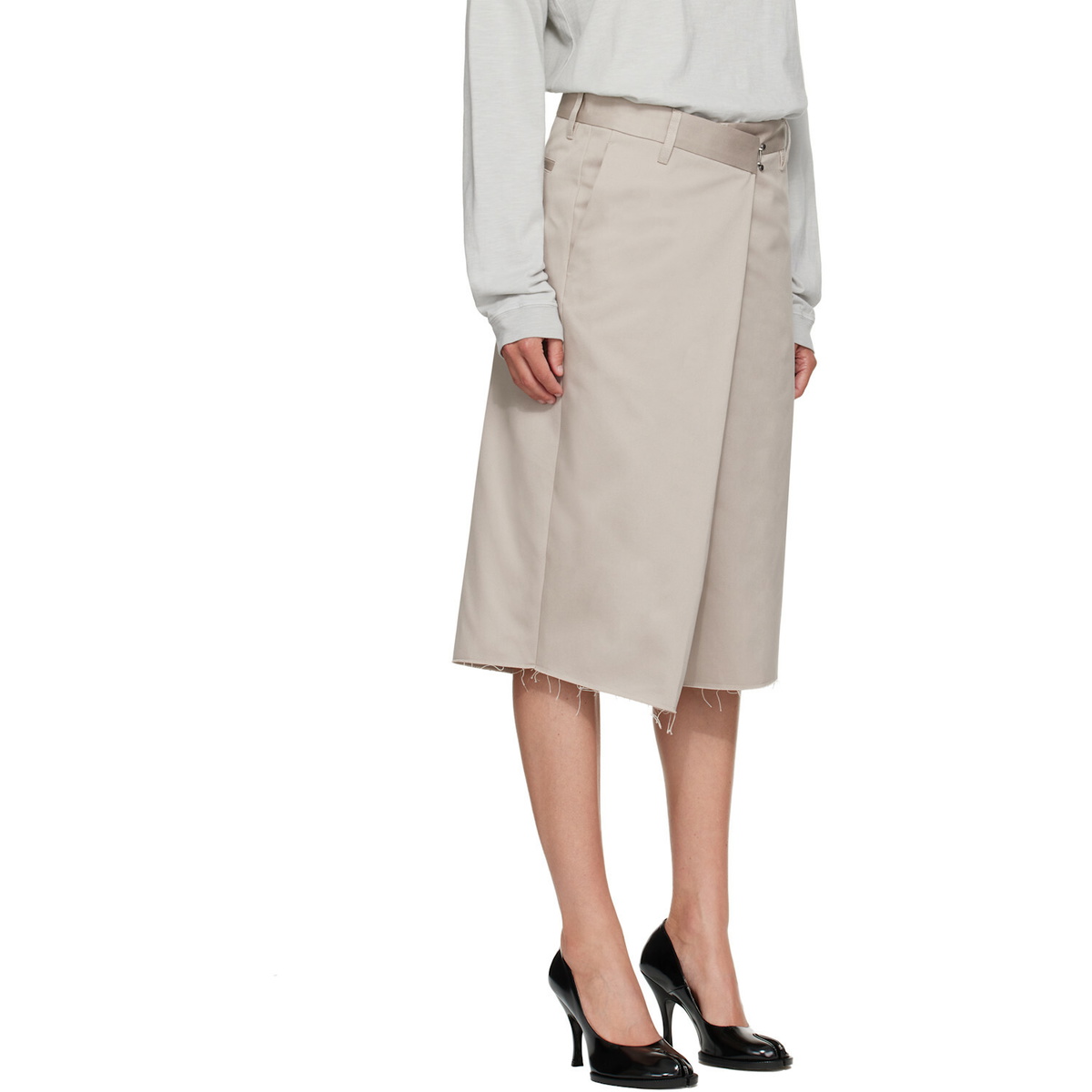 Maison Margiela Gray Wrap Shorts