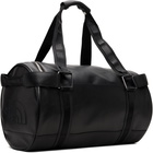 The North Face Black Base Camp Leather Duffle Bag