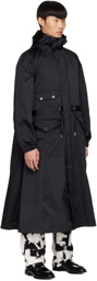 Alexander McQueen Black Polyester Coat