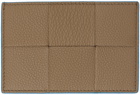 Bottega Veneta Brown Cassette Card Holder