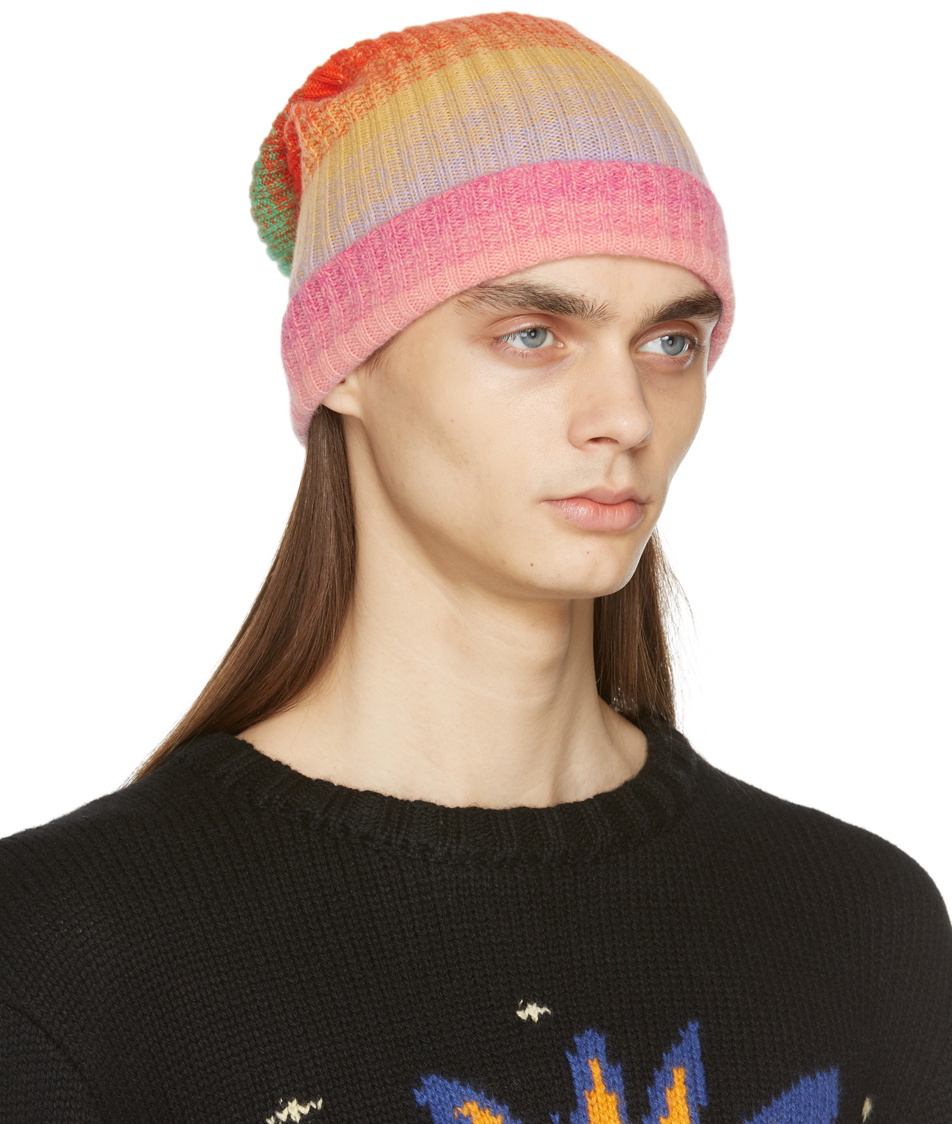 The Elder Statesman Multicolor Beanie Multicolor Rorschach Beanie – On Sale Now with Up to 52% Off  main image 3