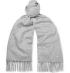 Loro Piana - Fringed Cashmere Scarf - Gray