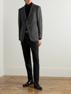 TOM FORD - O'Connor Slim-Fit Gingham Wool, Mohair and Cashmere-Blend Suit Jacket - Black