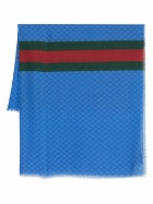 GUCCI - Wool Shawl With Web Detail