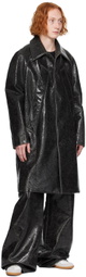 EGONlab Black Vinyle Coat