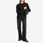 DONNI. Women's Cotton Cashmere Jumper in Jet