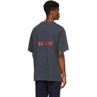 Heron Preston Blue and Orange Public Figure T-Shirt