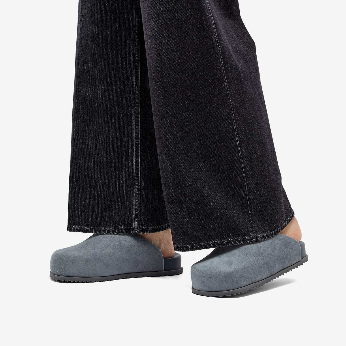 Yume Yume Women's Suede Truck Slide in Grey Yume Yume