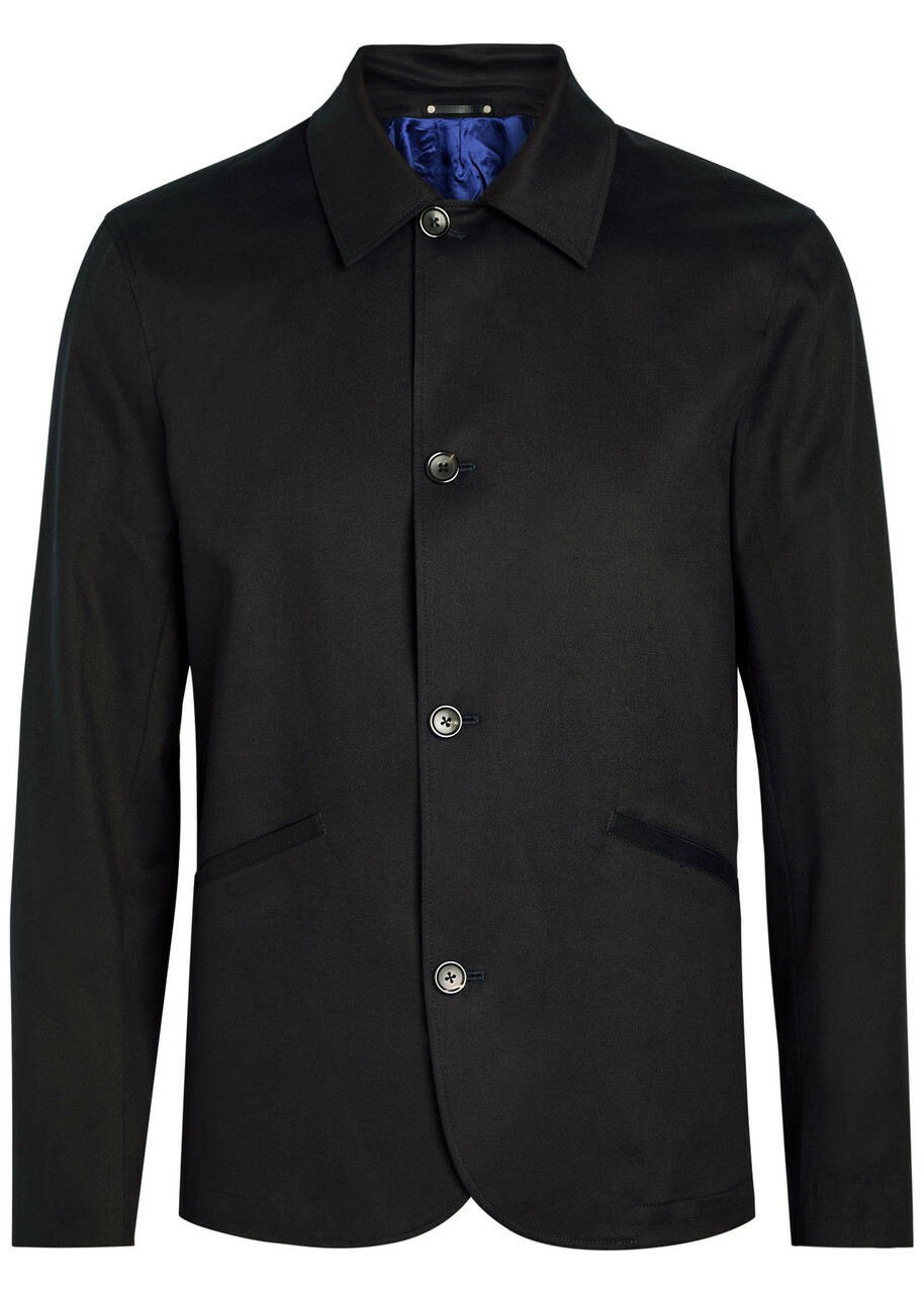 PS Paul Smith Tailored Lyocell and Cotton-blend Jacket Navy