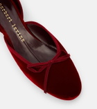 Herbert Levine 24/7 velvet ballet flats