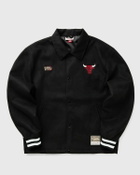 Mitchell & Ness NBA OVERSWEEP VARSITY COACHES JACKET CHICAGO BULLS Black Mens College Jackets/Team Jacket