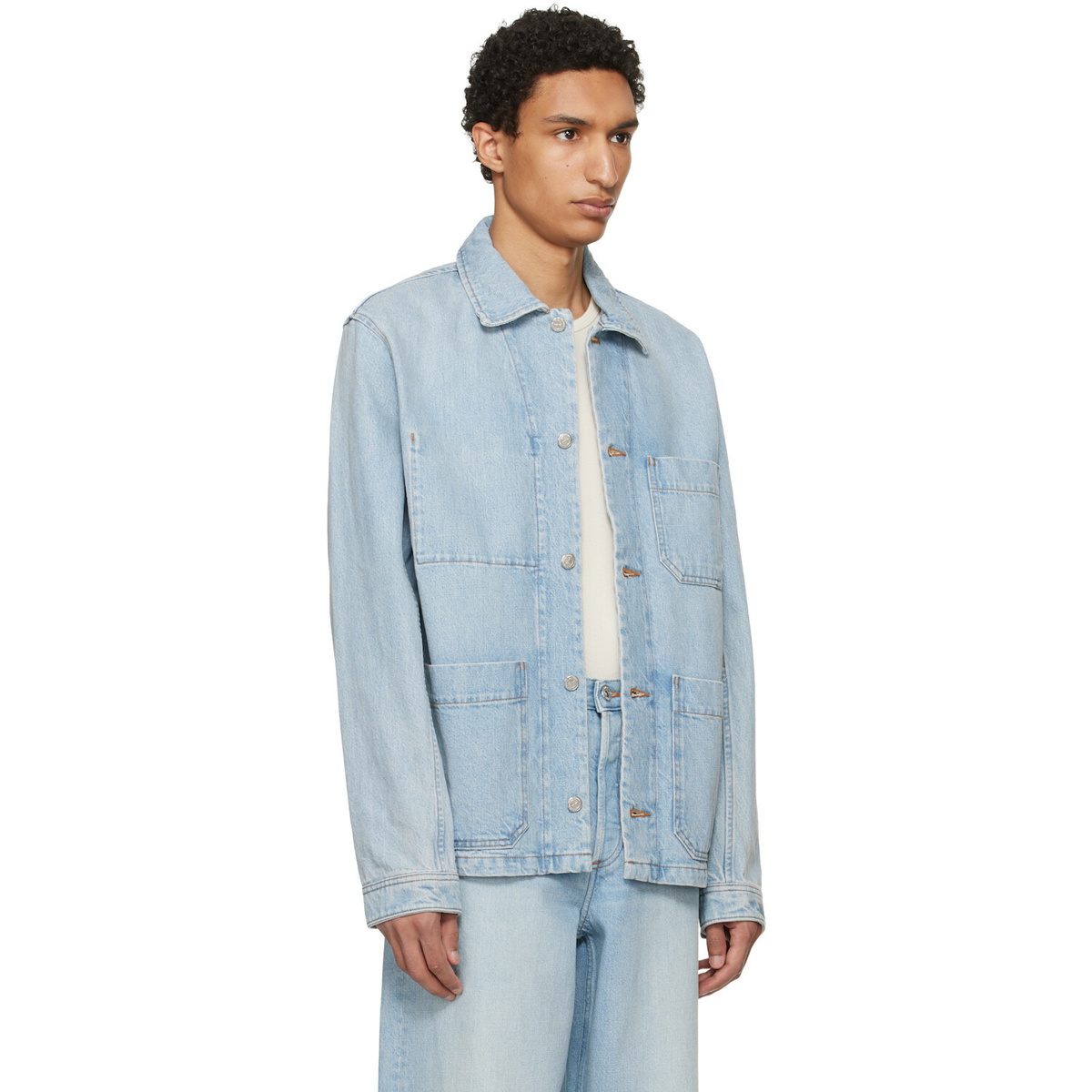 A.P.C. Blue New Rodney Denim Jacket