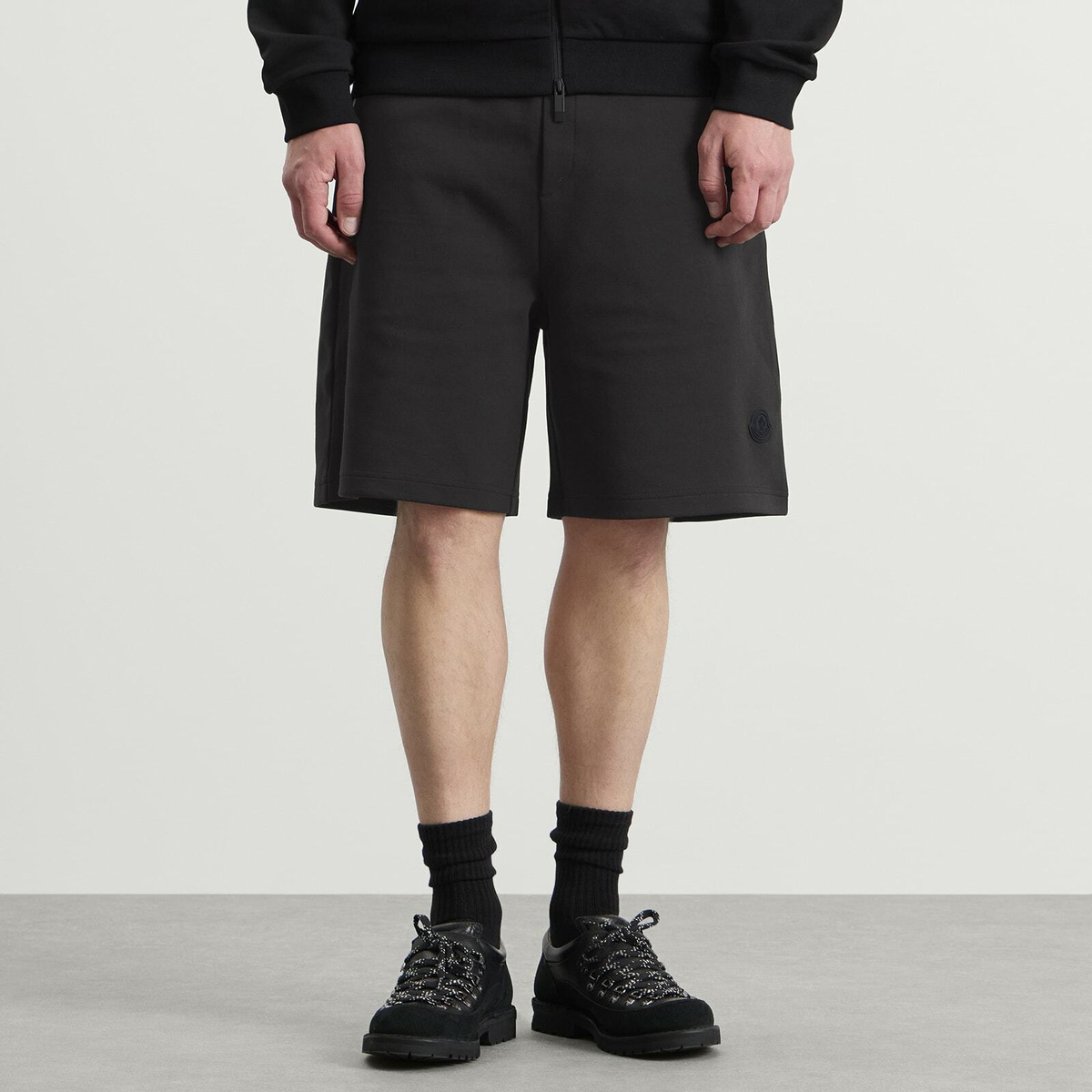 Moncler Men's Double Faced Shorts in Black