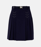 Tory Burch Belted pleated miniskirt