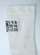 MM6 Maison Margiela Ribbed Knit Knee-High Socks