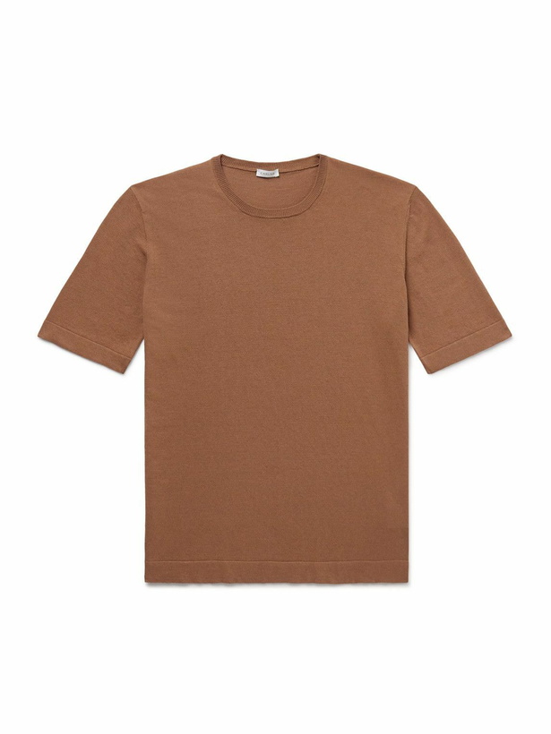 Photo: Caruso - Slim-Fit Cotton T-Shirt - Brown