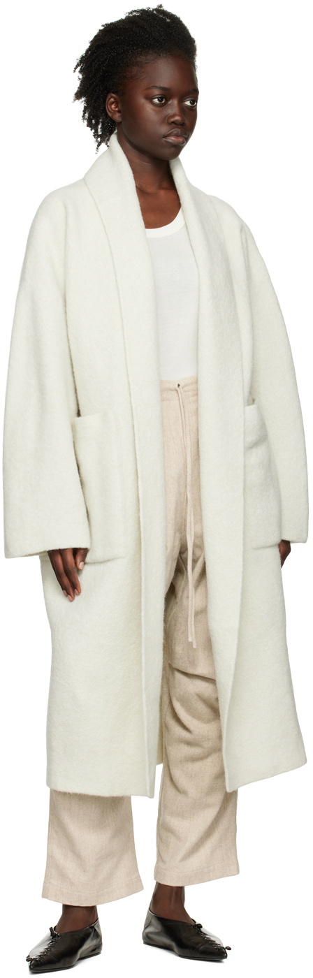 Lauren Manoogian Off-White Double-Face Coat Lauren Manoogian 