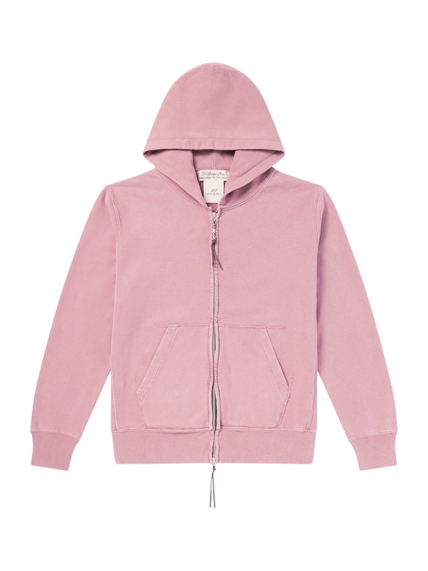 Photo: Remi Relief - Cotton-Jersey Zip-Up Hoodie - Pink