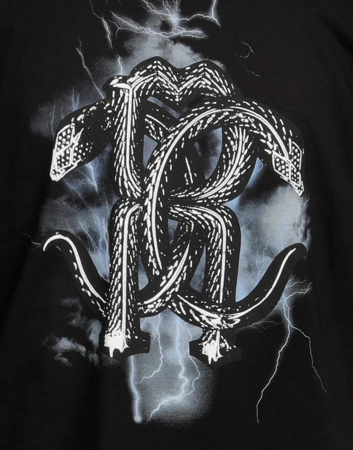 Roberto Cavalli Mens T-shirt in Black
