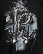 Roberto Cavalli Mens T-shirt in Black