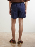 LOEWE - Paula's Ibiza Straight-Leg Cotton-Blend Shorts - Blue