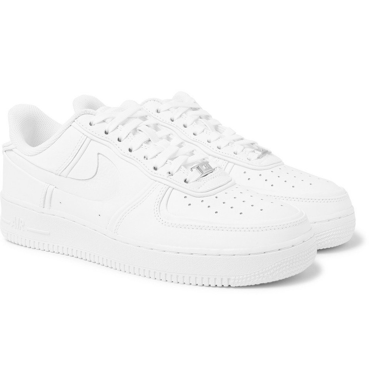 Photo: Nike - John Elliot Nike Air Force 1 Leather Sneakers - Men - White