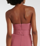 Solace London Seraphina one-shoulder gown