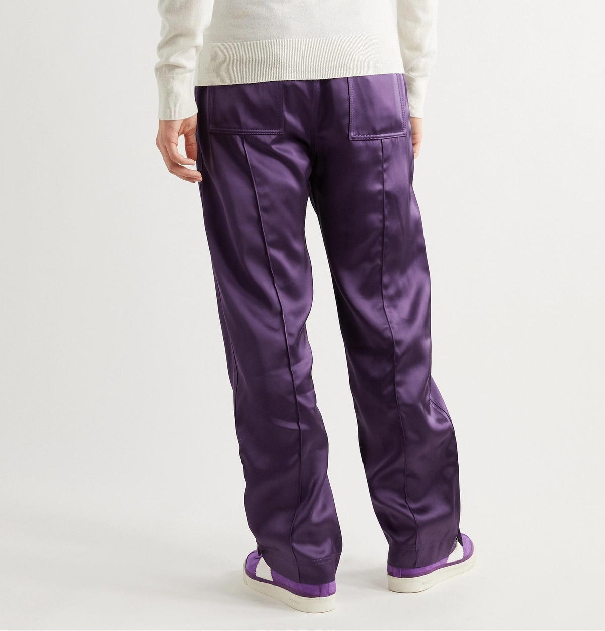 Track Pants In Satin Faille Jersey