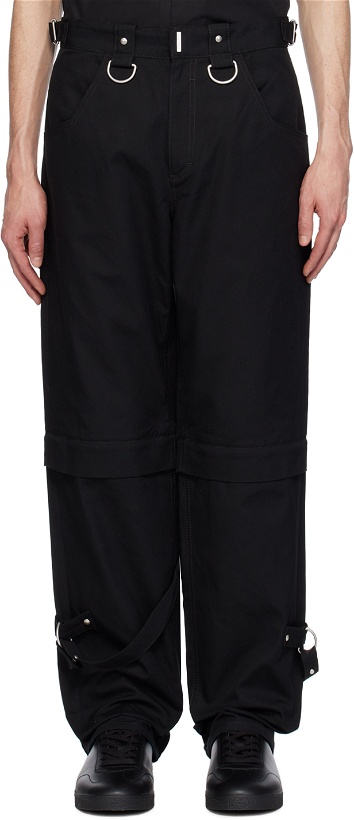 Photo: Givenchy Black Two-In-One Trousers