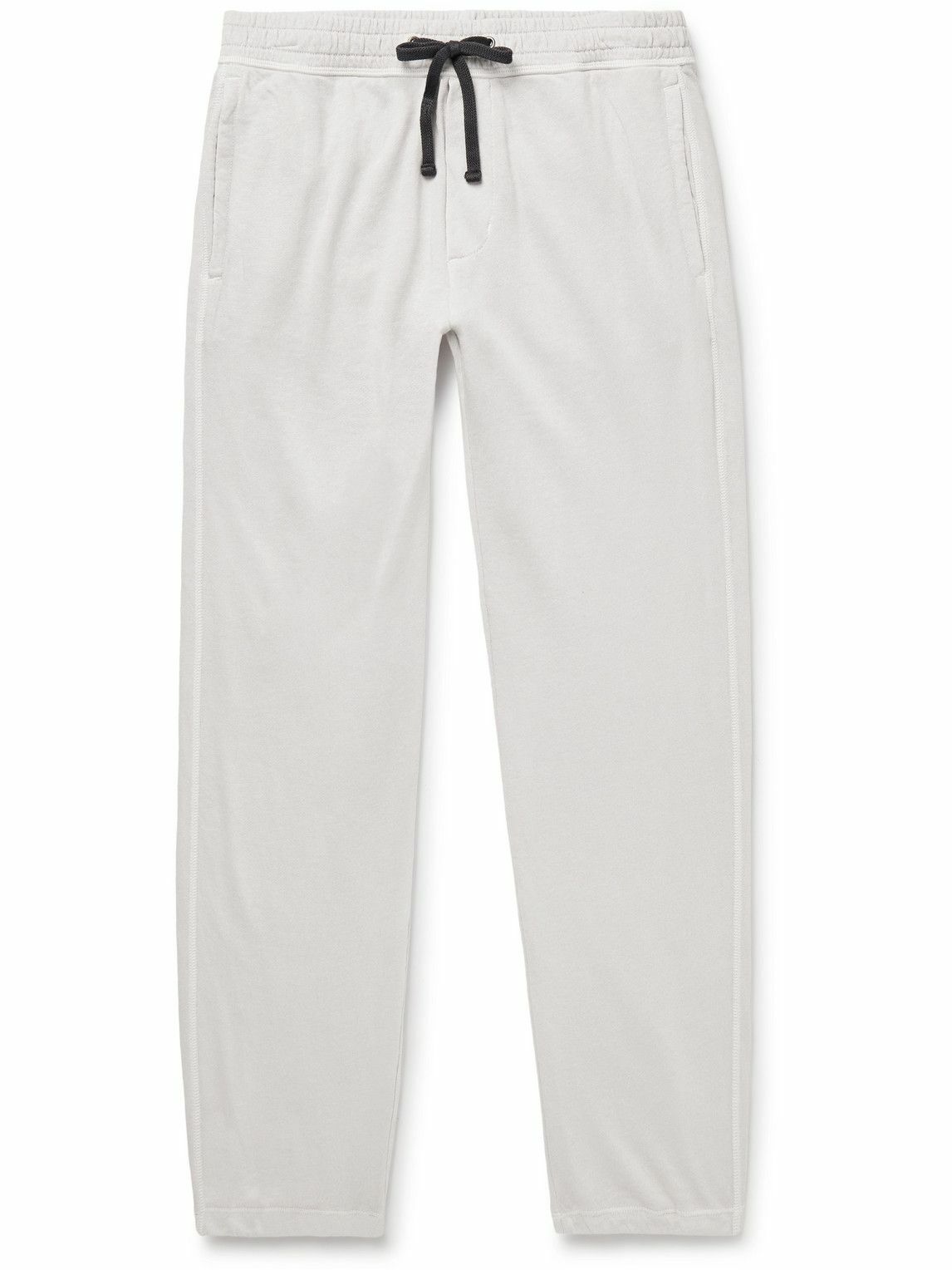 James Perse - Straight-Leg Cotton-Jersey Sweatpants - Gray