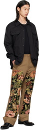 Simone Rocha Black Military Overshirt