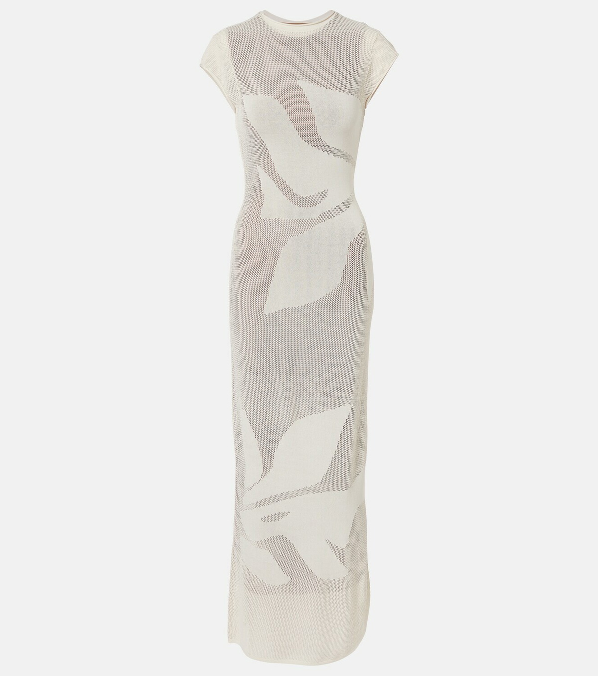 SIR Solange knitted semi-sheer maxi dress